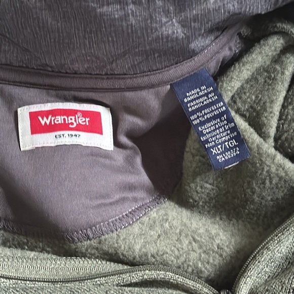 Wrangler Mens Pull Over Quarter Zip - XL - Picture 5 of 5